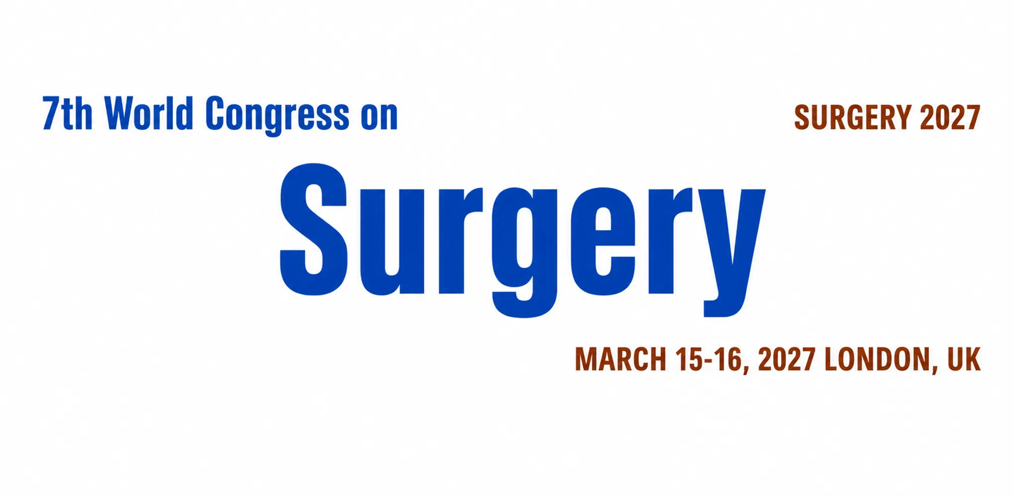 7th World Congress on  Surgery